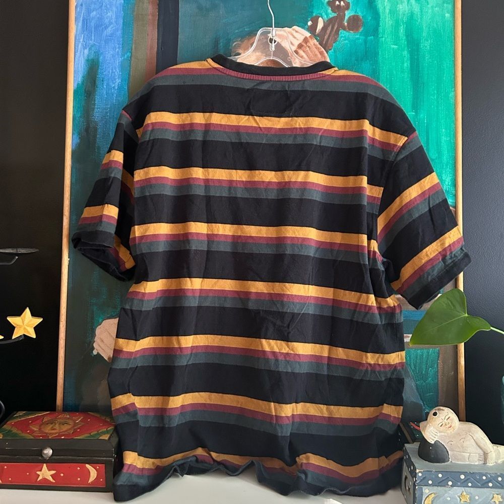 Zumiez Welcome Short Sleeve T Shirt Stripe T-Shirt Size XL - Picture 9 of 15